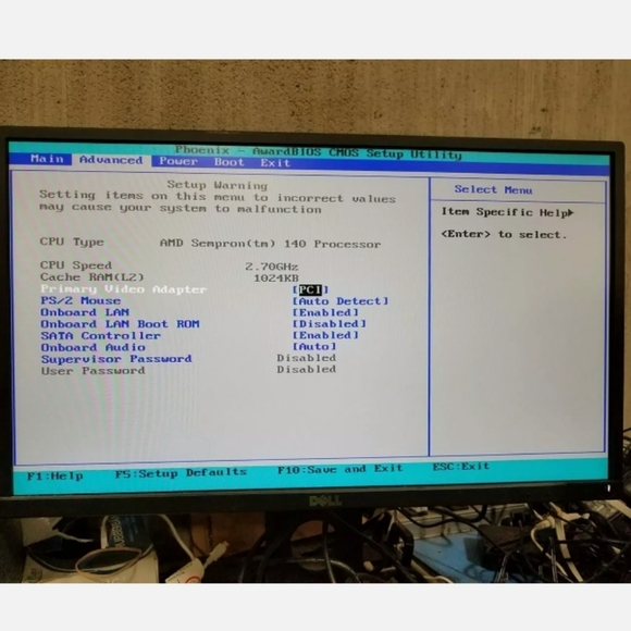 HP Compaq 5500 MT AMD Sempron 140 2.70GHz 2GB RAM - Picture 5 of 6